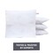 Keeble Outlets Throw Pillow Inserts - White, 18 x 18 inches, Set of 4 Indoor Decorative Pillow - Square Pillow Inserts for Couch, Sofa, Bed and Chair